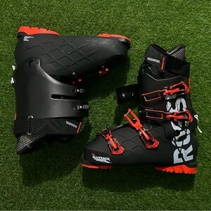 Rossignol AllTrack 90 Black and Red Ski Boots Size 30 - 31.5 Mens 12